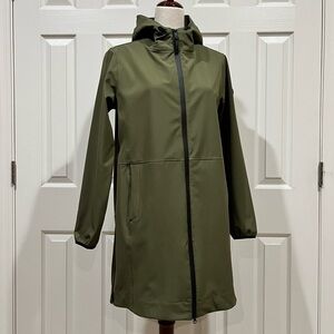 TANTA Rainwear Rain Coat Jacket Green Sz 6
